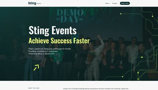 Sting event image